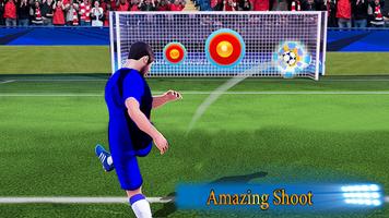 Ultimate ⚽️ Football Kick Shoot: Flick Soccer Goal capture d'écran 1