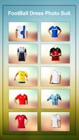 FootBall Dress Photo Suit الملصق