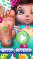 foot doctor game for kids Affiche