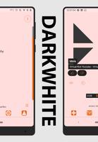 Darkwhite ⚡️ PowerAmp v3 Skin ảnh chụp màn hình 1