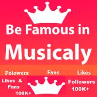 Poster Famous For Musically Likes & Followers