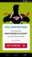 FollowFortune - Get followers پوسٹر