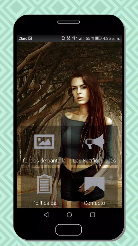 Android İndirme için fondo de pantalla para celular de mujeres tatuadas APK