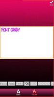 Candy Font - Text on Pictures capture d'écran 3