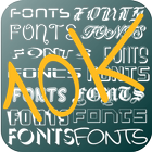 Fonts 10k icon