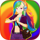 Dress Up Aria Blaze Girl Games أيقونة