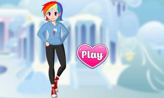 Dress Up Aria Blaze Girl Games الملصق