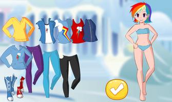 Dress Up Aria Blaze Girl Games स्क्रीनशॉट 1