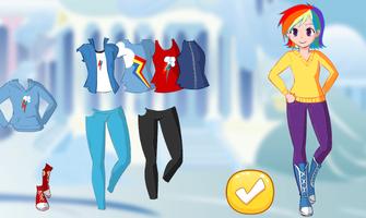 Dress Up Aria Blaze Girl Games स्क्रीनशॉट 3