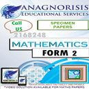 APK Form 2 Maths Specimen Papers