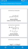 Formulas de Matemáticas Financieras captura de pantalla 2