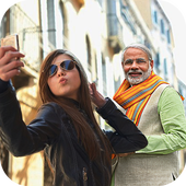 Selfie with Narendra Modi Ji icon