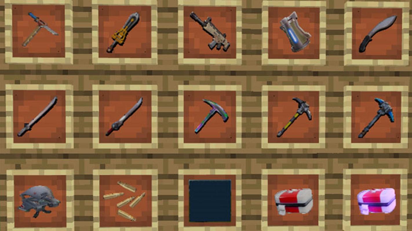 fortnite mod battle royale for minecraft pe poster - fortnite mod minecraft 17 10