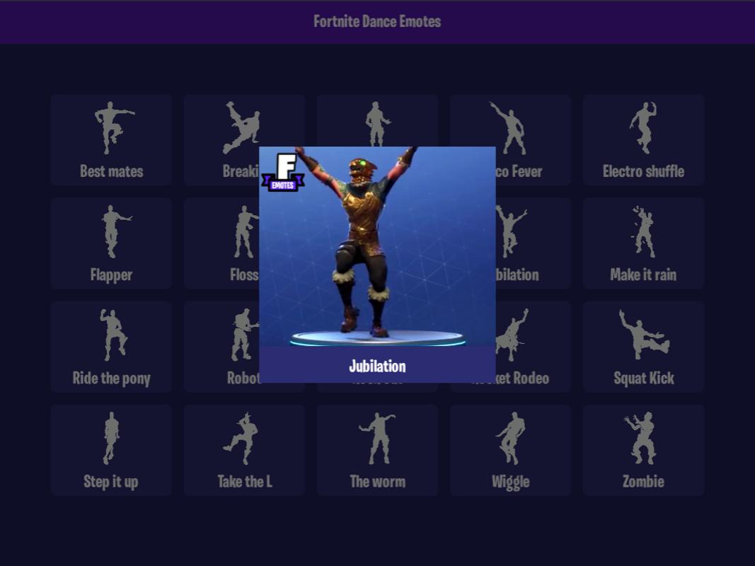 Dance Emotes for Fortnite for Android - APK Download