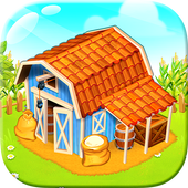 Farm Town: lovely pet on farm أيقونة