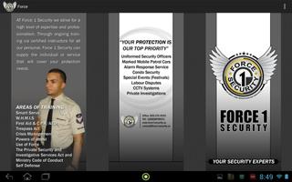 Force1security Plakat