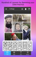 Photo Collage Editor app Affiche