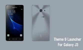 Launcher and Theme - Galaxy J3 الملصق