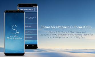 Launcher Theme for iPhone 8 Plus Affiche