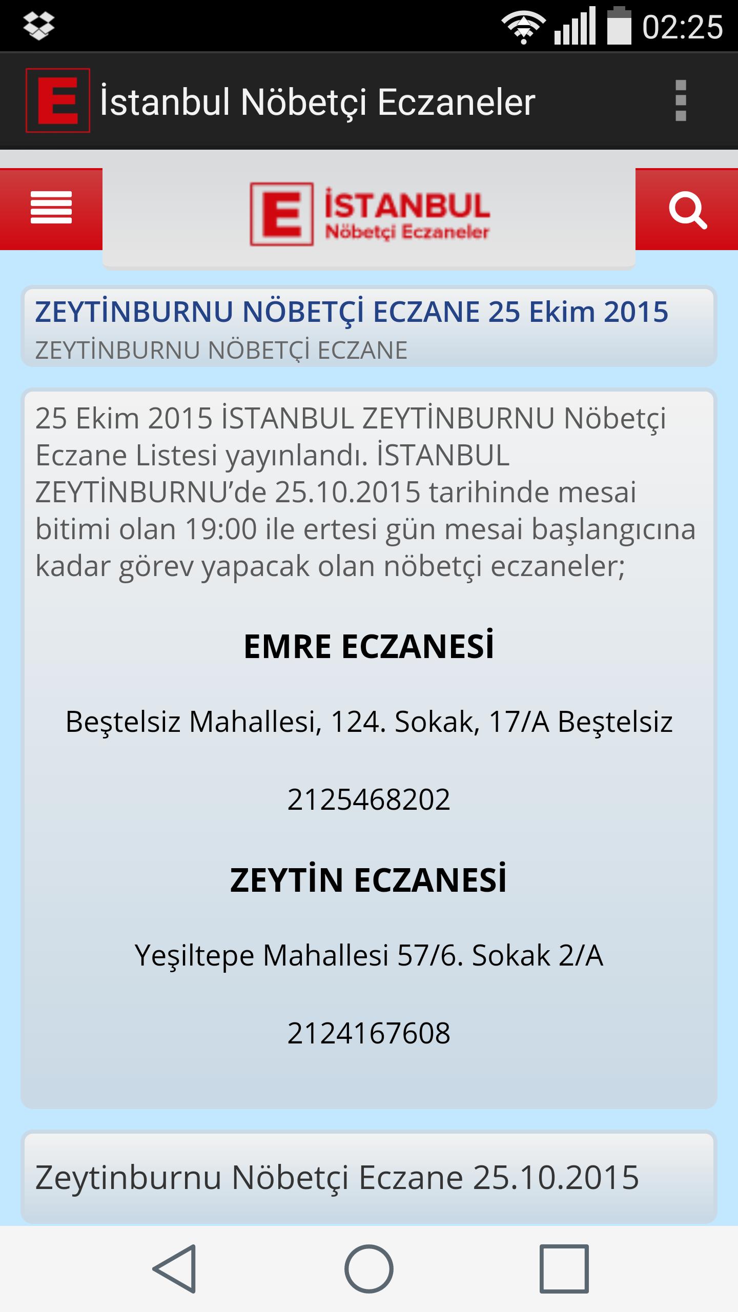 istanbul nobetci eczaneler for android apk download