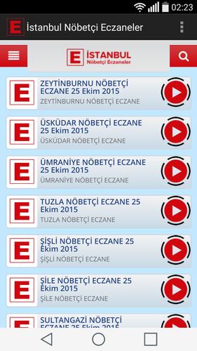 Android Icin Istanbul Nobetci Eczaneler Apk Yi Indir