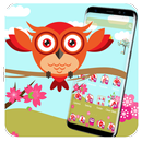 Waldorange-Eulen-Thema APK