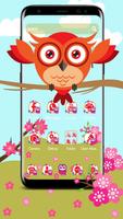Forest Orange Owl Theme screenshot 1