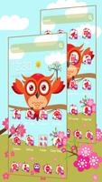 Forest Orange Owl Theme screenshot 2