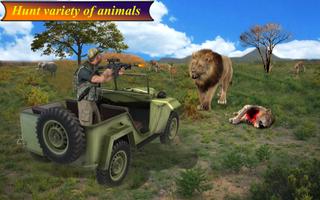 Safari Hunting Jungle Animals capture d'écran 1