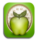 Diet calorie weight icon