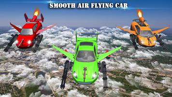 Flying Car Shooting Adventure: Fighting War Sim poster