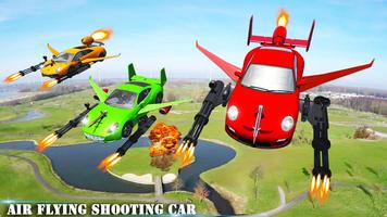 volador coche Disparo aventuras: lucha guerra sim captura de pantalla 3