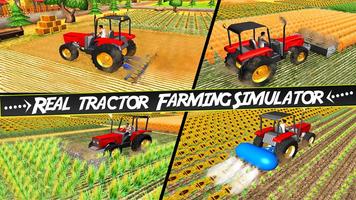 Lourd Tracteur Agriculture: Conduire Simulation 3D Affiche