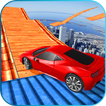 Car Stunts Racing: Impossible Route Rooftop Rider