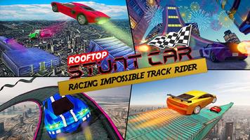 Car Stunts Racing: Impossible Route Rooftop Rider capture d'écran 1