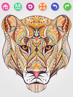Mandala para colorear Poster