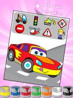 Cars Coloring Pages 2 Affiche