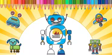 Robots Coloring Pages