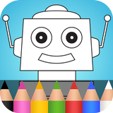Robots Coloring Pages icône