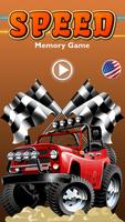 Race Cars Memory Affiche