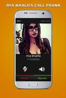 Fake Call - Mia Khalifa Prank Affiche