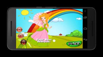 Elsa princess: Funny fruits الملصق