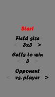 Fast Tic Tac Toe Configurable captura de pantalla 1