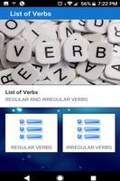 English Verbs App Regular & Irregular capture d'écran 1