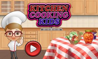 Burger making game for kids โปสเตอร์