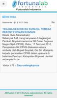 Fortuna Lab Indonesia syot layar 2