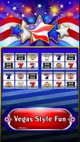Red White & Blue Jackpot Slots Affiche