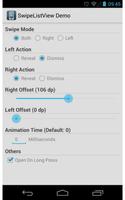 SwipeListView Demo Screenshot 1