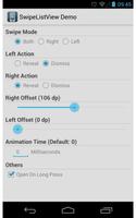 SwipeListView Demo captura de pantalla 1