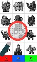 Pixel Art Fortnite Battle poster